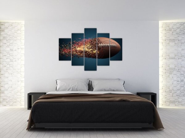 Kép - Rögbi labda akcióban (150x105 cm)