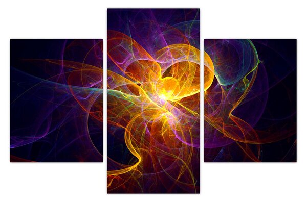 Absztrakt kép (90x60 cm)