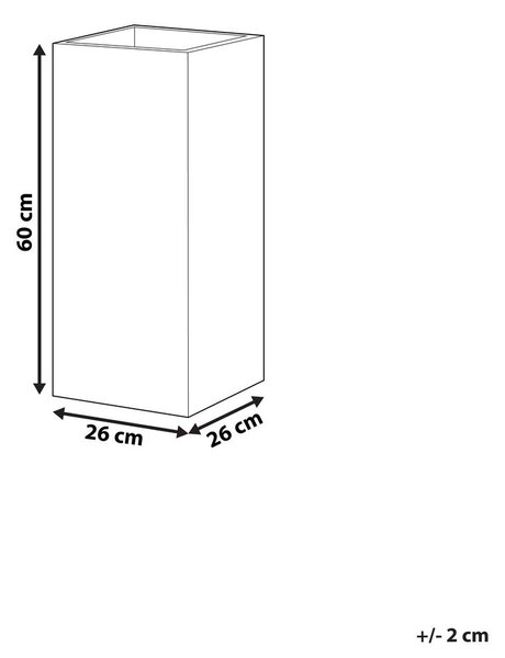 Virágcserép DION 26 cm Világosbézs