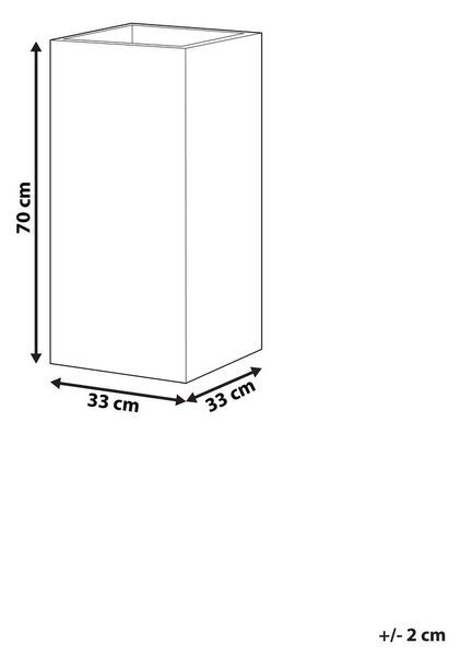 Virágcserép DION 33 cm Világosbézs