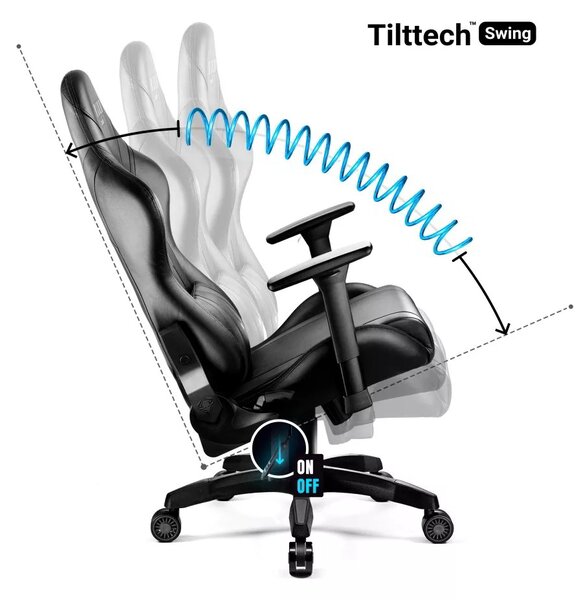 Diablo Chairs X-Horn 2.0 King Size Gamer Szék Fekete