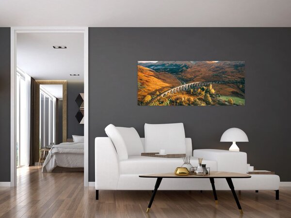 Híd képe a skót völgyben (120x50 cm)