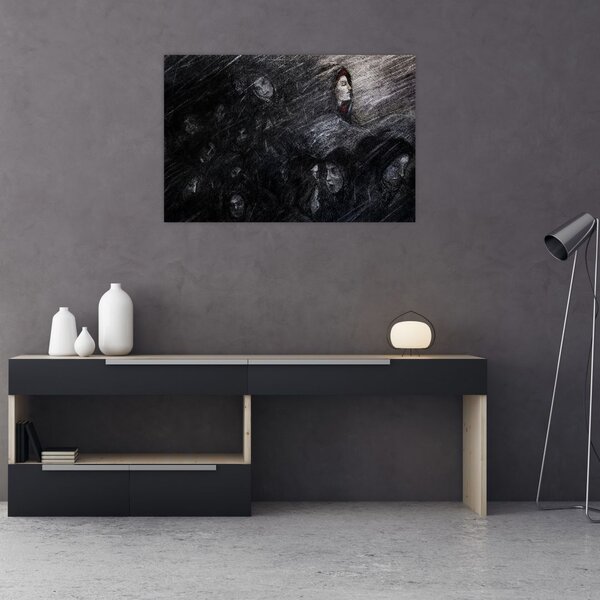 Kép - Szomorúság és lemondás (90x60 cm)