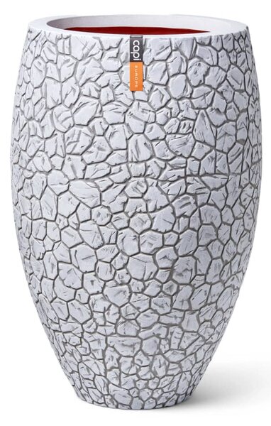 Capi Deluxe Clay elegáns elefántcsontszínű váza 50 x 72 cm