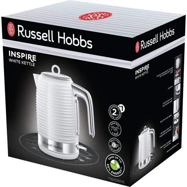 Russell Hobbs Inspire 24360-70 1,7L fehér vízforraló 2400W