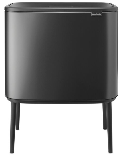 BRABANTIA 233562 Bo Touch Bin nyomófedeles hulladékgyűjtő magasított fekete