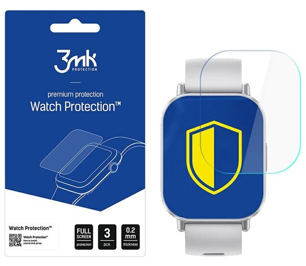 3mk Óra kijelző védőfólia FlexibleGlass hibrid üvegfólia 7H Redmi Watch 5 Active