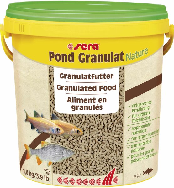 SERA 106687 Pond Granulat - Kerti tó haleledel 10L (1,8kg)