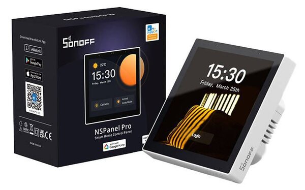 Sonoff NSPanel Pro 86PW kapcsoló fehér