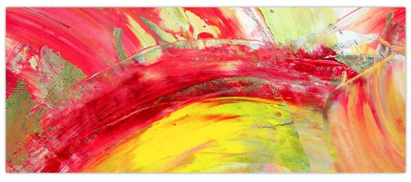 Absztrakció kép - festmény (120x50 cm)