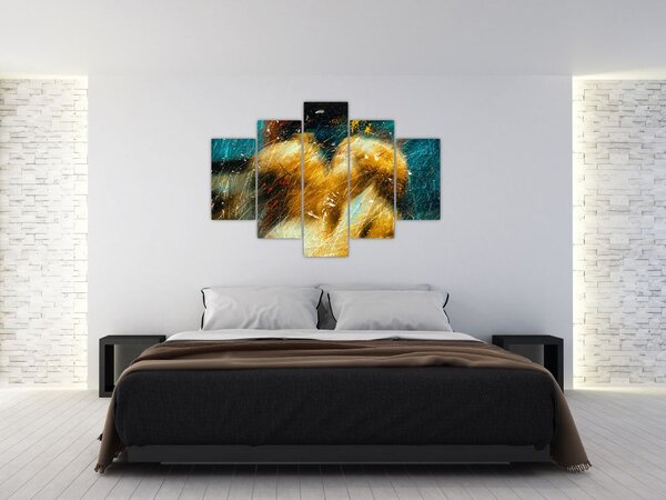 Kép - Csókolózó angyalok (150x105 cm)