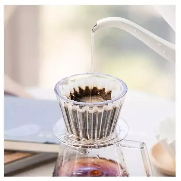 Plastikowy Dripper Timemore Crystal Eye B75 - Transparent