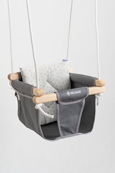 INCABABY Junior Hinta Basic - Grey Stars 5999569332354