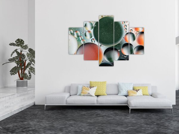 Absztrakt kép - buborékok (150x105 cm)
