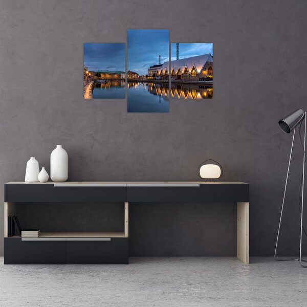 Vízcsatorna képe - Göteborg (90x60 cm)