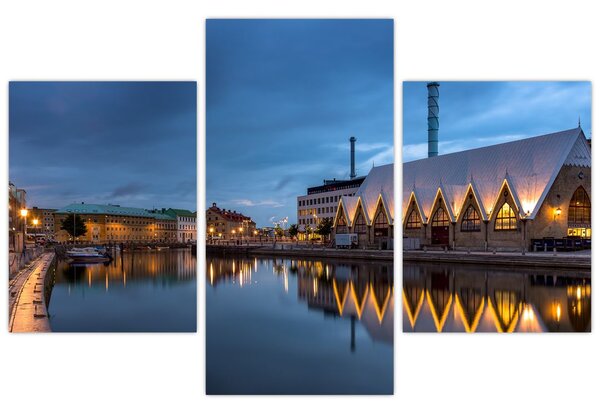 Vízcsatorna képe - Göteborg (90x60 cm)