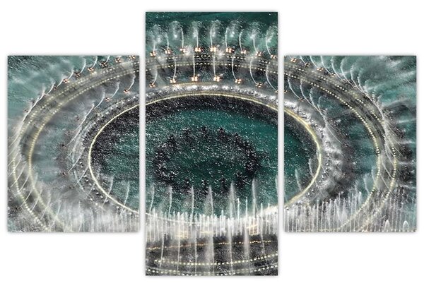 Szökőkút képe (90x60 cm)