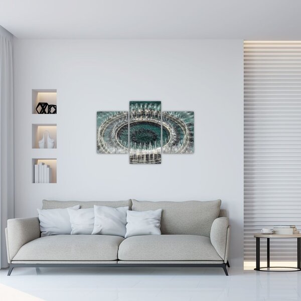 Szökőkút képe (90x60 cm)