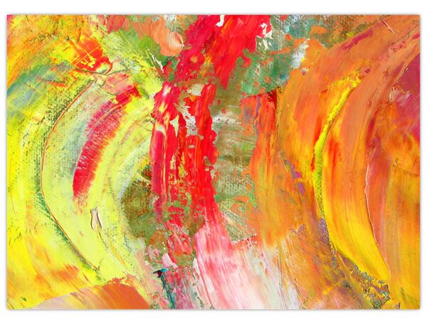 Absztrakció kép - festmény (70x50 cm)