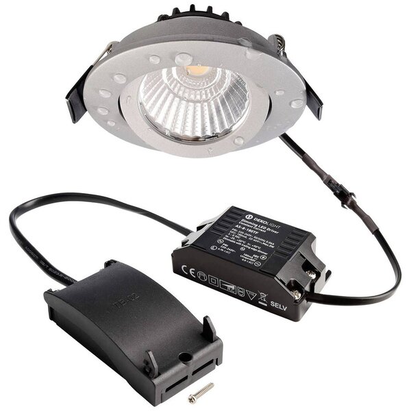 Deko Light Dione IP DTW LED-es beépíthető lámpa EEK: F (A - G) LED Fixen beépített LED-es 8.5 W Ezüst (565404)