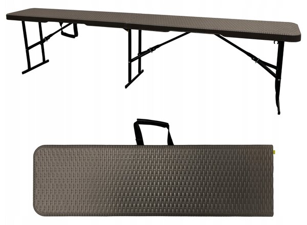 ŁAWKA ŁAWA CATERINGOWA STÓŁ CATERINGOWY 180cm TECHNORATAN