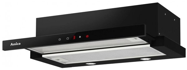 Amica OTP6641BG Beépíthető Teleszkópos Páraelszívó 60cm Fekete