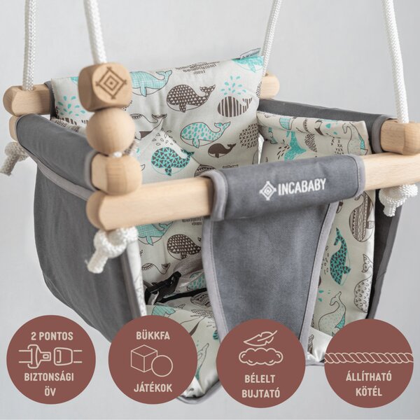 INCABABY Junior Hinta Premium - Whale 5999569332569