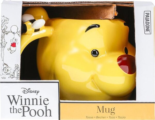 Paladone PP11781WP, Disney - Winnie the Pooh, Official, Sárga, 350 ml, Bögre