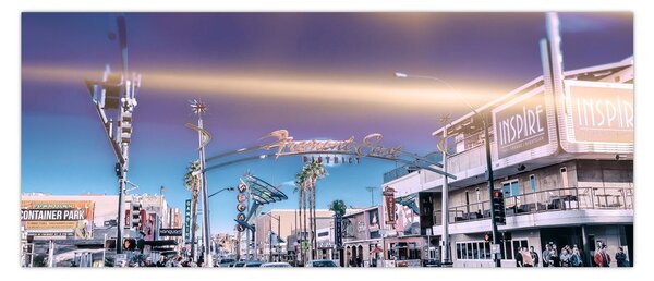 Kép egy utcáról Las Vegasban (120x50 cm)