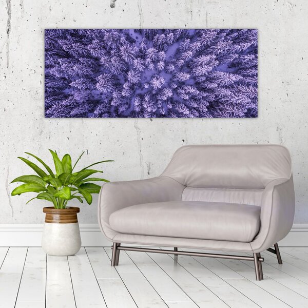 Havas fák képe (120x50 cm)