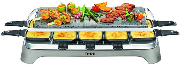 Tefal PR457B raclette grill sütő 10 személy(ek) 1350 W Szürke