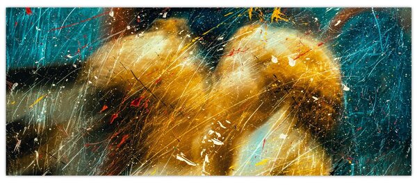 Kép - Csókolózó angyalok (120x50 cm)