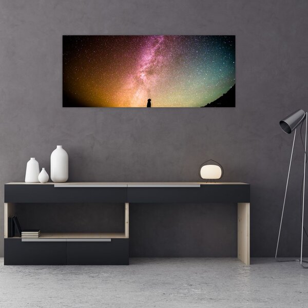 Kép - égbolt tele csillagokkal (120x50 cm)