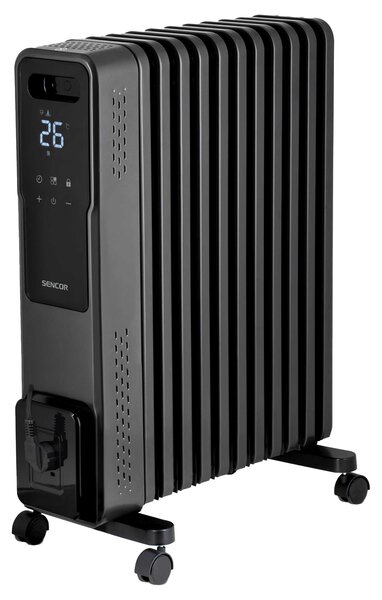 Sencor SOH 8211GY Elektromos Olajradiátor 11 tagos 2400W - Szürke