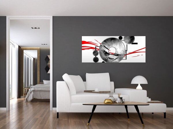 Absztrakt kép (120x50 cm)