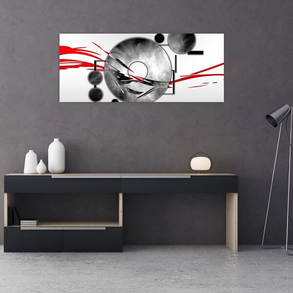 Absztrakt kép (120x50 cm)