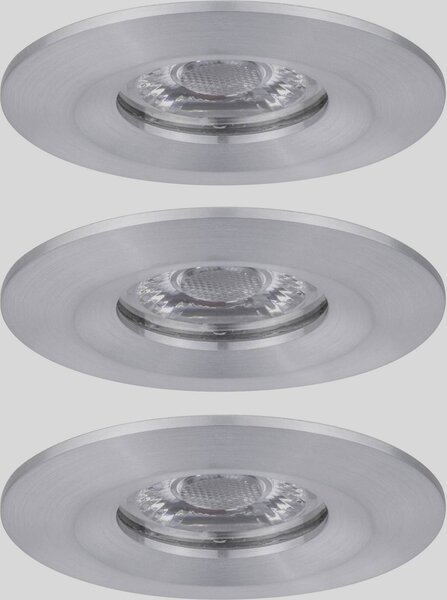 Paulmann EBL Nova mini Coin LED-es beépíthető lámpa 3 részes készlet LED 4 W Alumínium (94305)