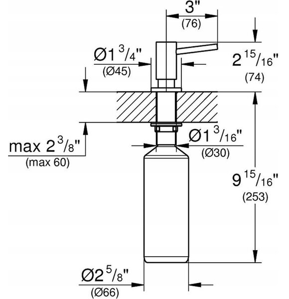GROHE Mosogatószer-adagoló 40535AL0
