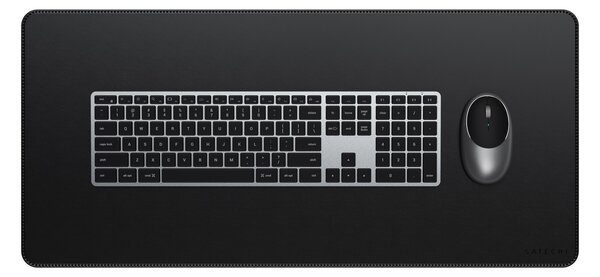 SATECHI Premium Desk Mat - vegán bőr asztali alátét fekete