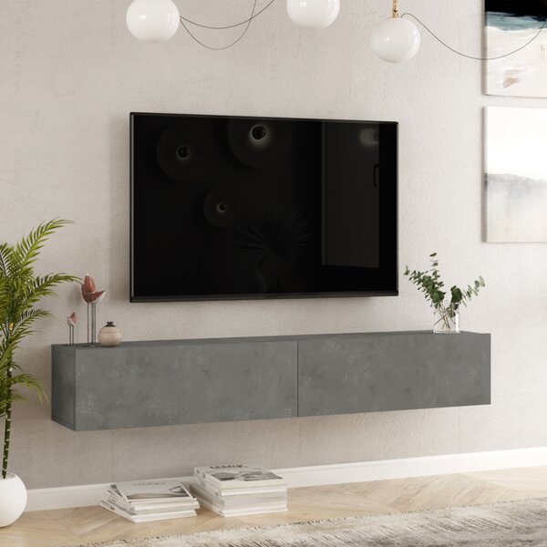 TV-állvány Lapinlahti 29,5 x 180 x 31,5 cm betonhatású
