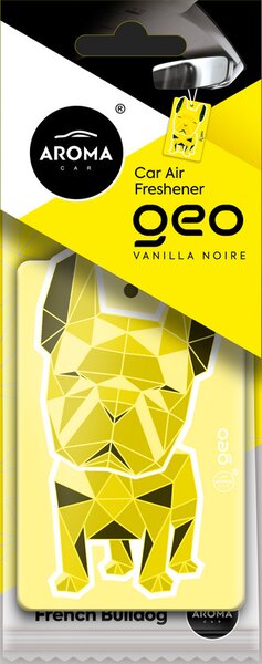 Aroma Car, Illatosító, Geo Dog Yellow Vanília Noire (5420771)