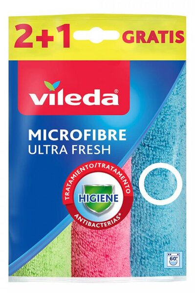 Vileda Ultra Fresh mikroszálas törlőkendő (3db/csomag)