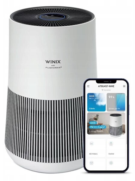 WINIX GYWT500 T500 WIFI okos légtisztító készülék 55W Fehér