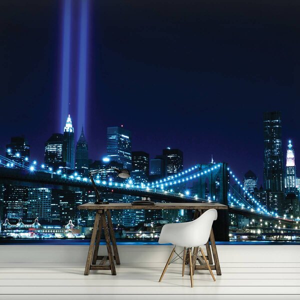 Fotótapéta - New York Brooklyn Bridge City (152,5x104 cm)