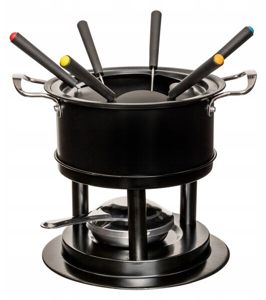 Juego De Fondue De Acero Inoxidable Para 6 Personas