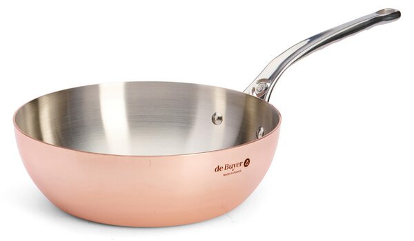De Buyer Prima Matera 6236.24 24cm Magasfalú réz serpenyő