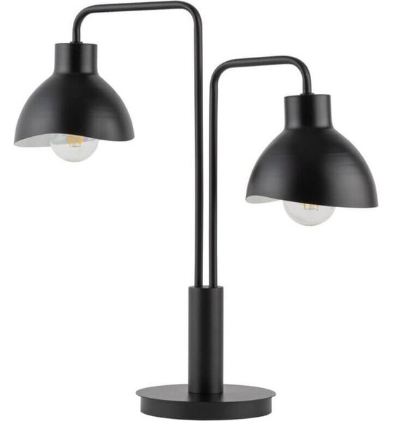 Lampa stołowa Sigma Czarna lampa stołowa Holi metalowa na biurko do gabinetu