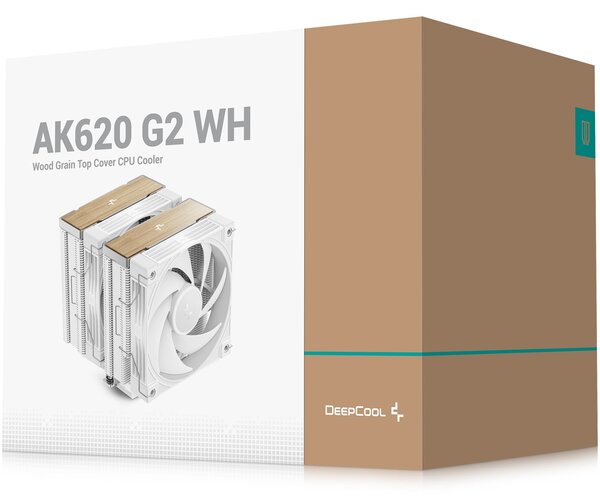 Deepcool AK620 G2 WH Processzor Hűtő Dupla Torony Fehér