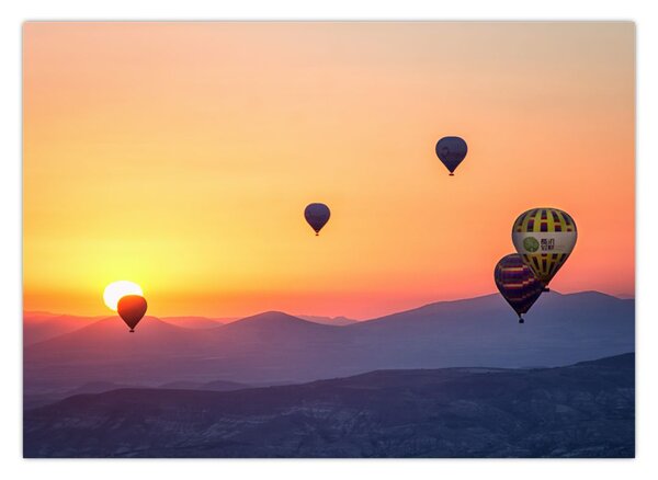 Hőlégballon képe (70x50 cm)