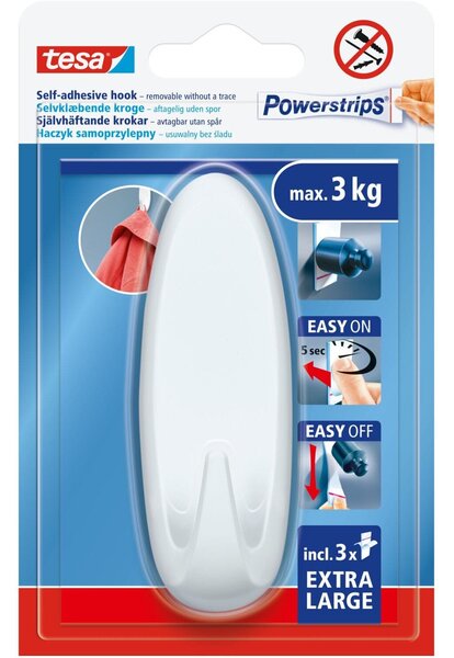 Tesa tesa® Powerstrips® XL ovális akasztó